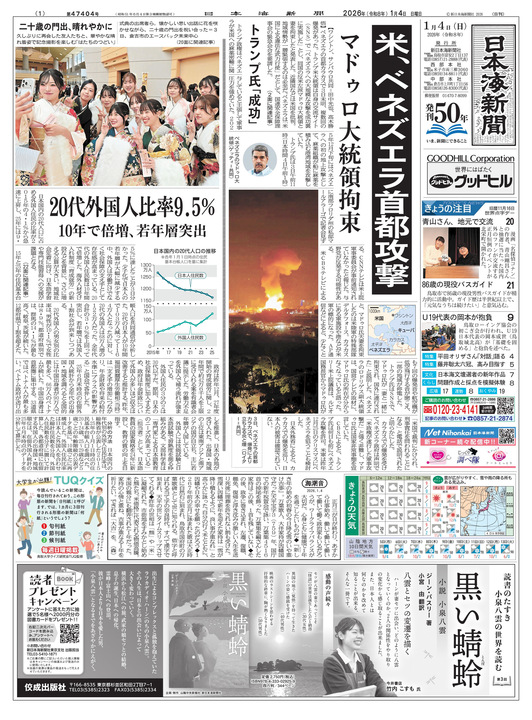 バックナンバー | 日本海新聞 NetNihonkai